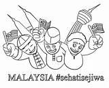 Malaysia Flag Malaysian sketch template