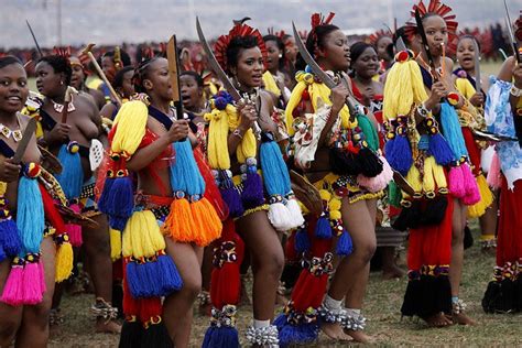 Umhlanga Or Reed Dance Ceremony Is An Annual Swazi And