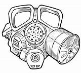 Gas Mask Drawing Coloring Draw Tattoo Pages Logo Station Outline Designs Pump Tattoos Drawings Masks Google Printable Stencils Getdrawings Cool sketch template