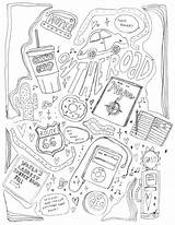Tumblr Coloring Pages Printable sketch template