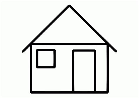 easy house coloring pages clip art library