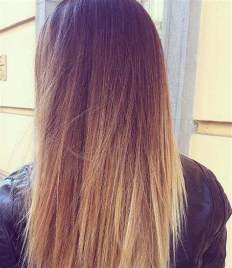 brunette cute girly hair ombre straight image 2569332 by