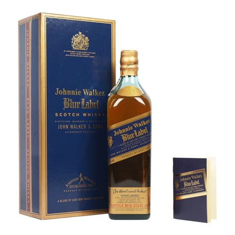 johnnie walker blue label  bottling spirits   grapevine uk