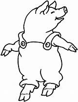 Varken Schwein Porc Malvorlagen Ausmalbilder Coloriages Ausmalbild Colorare Mewarnai Babi Animasi Schweine Broek Animierte Animaatjes Dieren Bergerak Animaux Maiali Boerderij sketch template