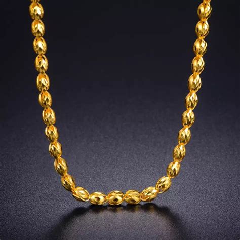 men  solid gold  mm  fine necklace jewelry etsy