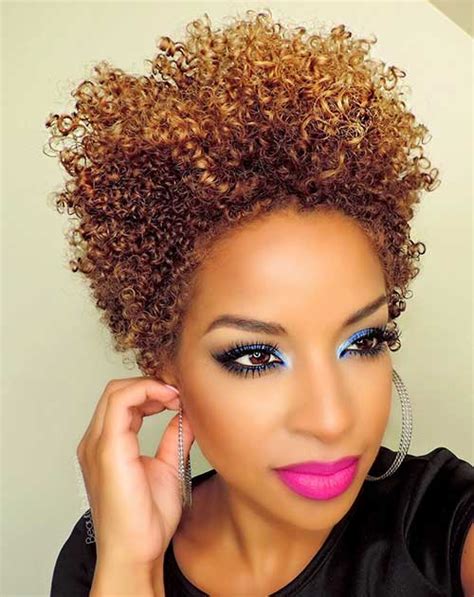 25 short curly afro hairstyles short haircut