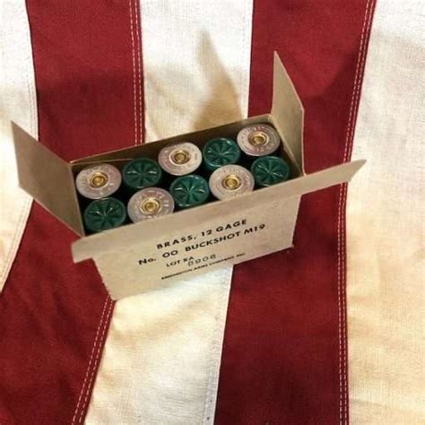 Wwii Brass Shotgun Shells Box Reproduction Wwii Soldier