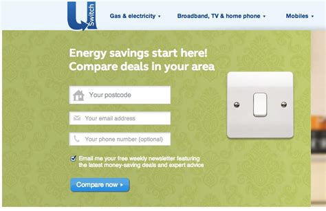 uswitch   save    energy bills    minutes thegreenage