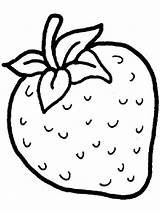 Coloring Pages Strawberry Berries Printable sketch template