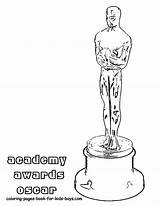 Coloring Oscar Hollywood Pages Awards Academy Award Star Oscars Movie Colouring Sheets Classroom Theme Stars End Year Kids Teacher Printable sketch template