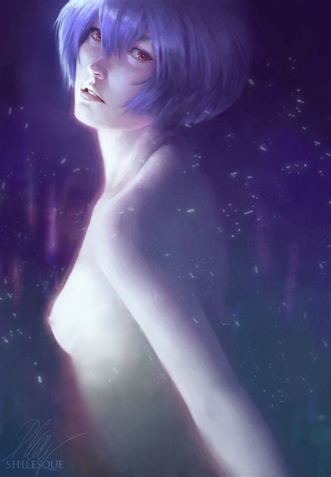 ayanami rei neon genesis evangelion drawn by shilesque