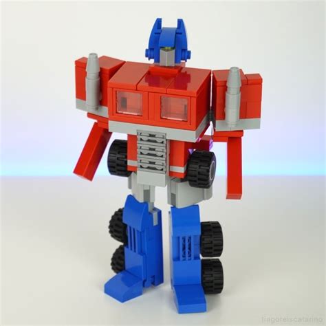 bimmels brick build   lego transformers optimus prime