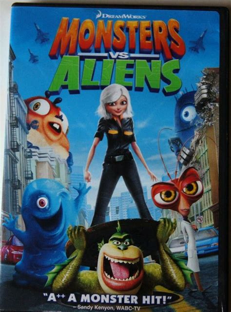 Monsters Vs Aliens Dvd 2009 Dreamworks Animation