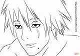 Kakashi Coloring Pages Hatake Naruto Unmasked Mascara Drawing Sin Printable Search Categories sketch template