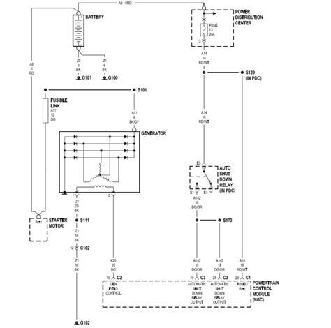 diagram  chrysler alternator wiring diagram mydiagramonline