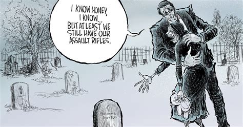 editorial cartoons on gun control debate