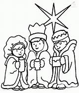 Coloring Wise Men Three sketch template