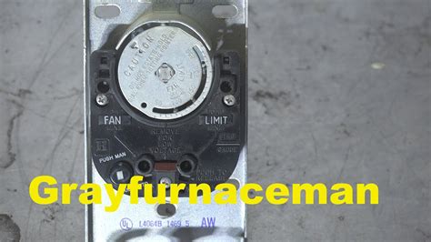 furnace blower fan limit switch wiring