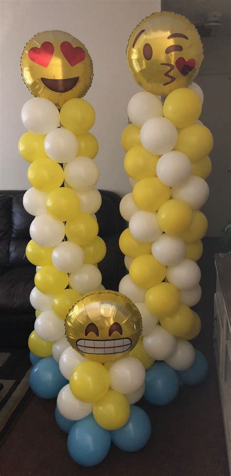 Emojis Balloon Tower 😁 With Images Balloon Tower