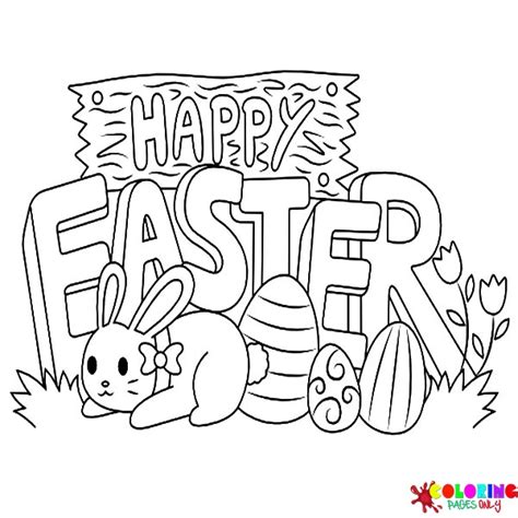 easter card coloring page  printable coloring pages