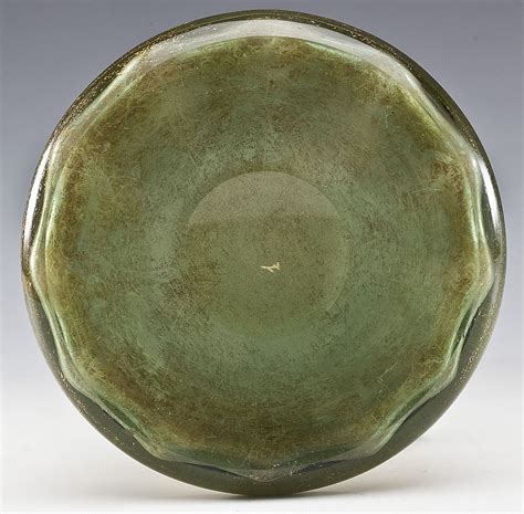 Moser Gilt And Enameled Green Art Glass Vase