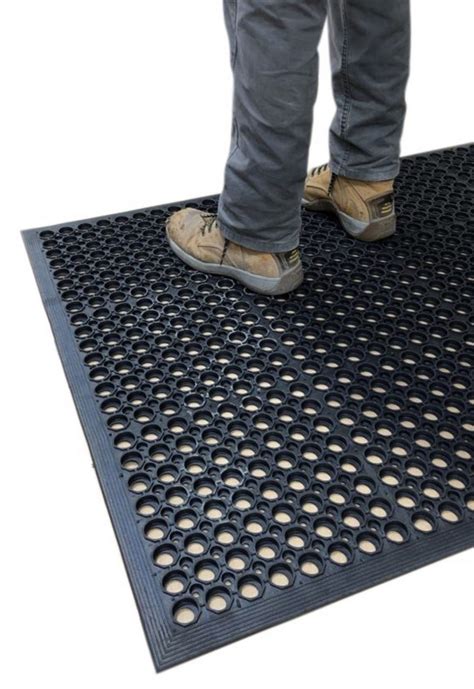 large anti fatigue indoor outdoor rubber entrance mat