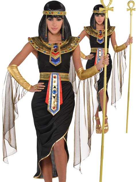 adult cleopatra costume egyptian queen greek goddess fancy dress ladies