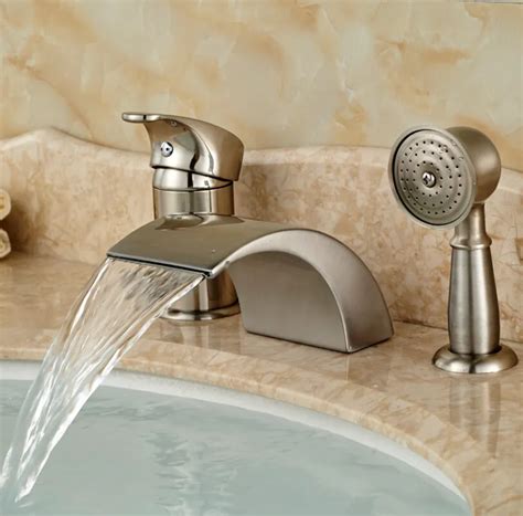 awesome deck mount tub faucet