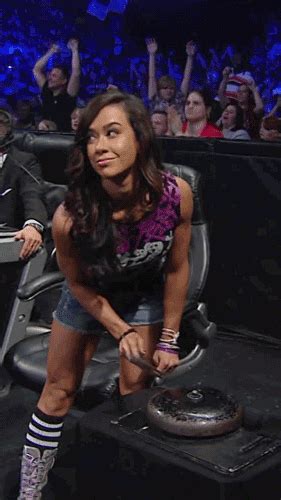 aj lee wwe find and share on giphy