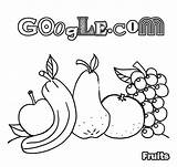 Google Coloring Pages Colouring Printable Fruits Kids Junie Jones Getcolorings Search Getdrawings Color sketch template