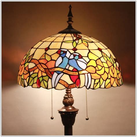 stained glass floor lamp shades lamps home decorating ideas kvqvkdz