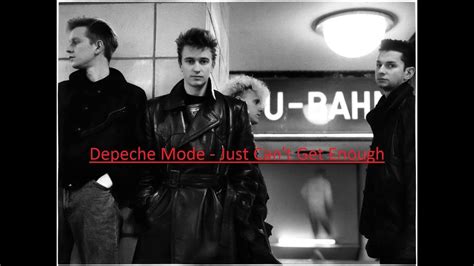 Depeche Mode Just Can T Get Enough Rmx Youtube