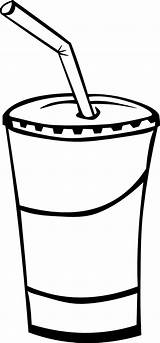 Cup Soda Clipart Clip Drink Cliparts Library sketch template