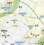 Image result for 福岡県築上郡吉富町直江. Size: 181 x 185. Source: www.mapion.co.jp