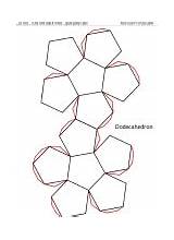 Dodecahedron Template Templates Coloring Sheet Miscellaneous sketch template