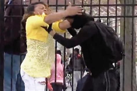 video watch a baltimore mom kick her son s butt for rioting