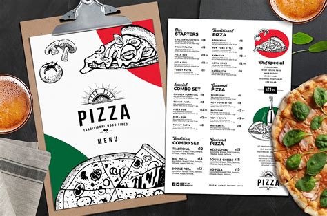 pizza menu templates  psd ai vector brandpacks