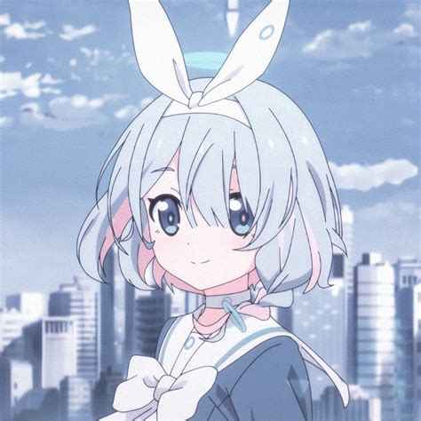 pin    pfp   blue anime cute anime character anime