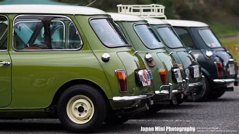 small green cars parked