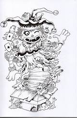 Doodle Invasion Kerby Rosanes Garabatos Doodles Ausmalen Buch Idée Adulte Gribouillages Coloriages Erwachsene раскраска Jeux Artistiques sketch template