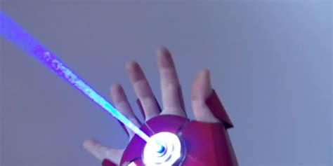 real iron man glove shoots actual lasers  huffington post