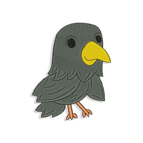 baby raven machine embroidery designs  svg files
