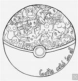 Pokemon Coloring Pages Ball Davemelillo Colouring Recolor sketch template