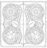 Tooling Carving Checkbook Sheridan sketch template