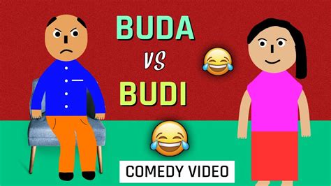 buda vs budi comedy video nepali funny cartoon comedy buda budi