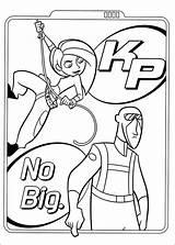 Kim Possible Coloring Pages Printable Coloring4free Book Books sketch template