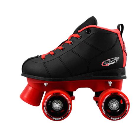 crazy rocket black  red roller skates skate partscom