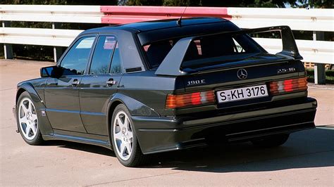 big winged mercedes  evo ii turns   year