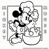 Mickey Coloring Pages Cooking Chef Mouse Kids Disney Printable Bake Books Ages Az Popular Colors Sheets Coloringhome Template Categories Similar sketch template