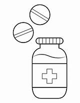 Coloring Pages Medicine sketch template